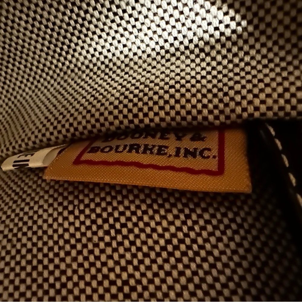 Dooney & Bourke Tan and Black Tote Bag - Picture 8 of 9